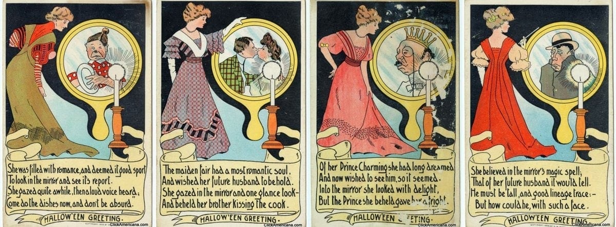 Antique Halloween Postcards 2022
