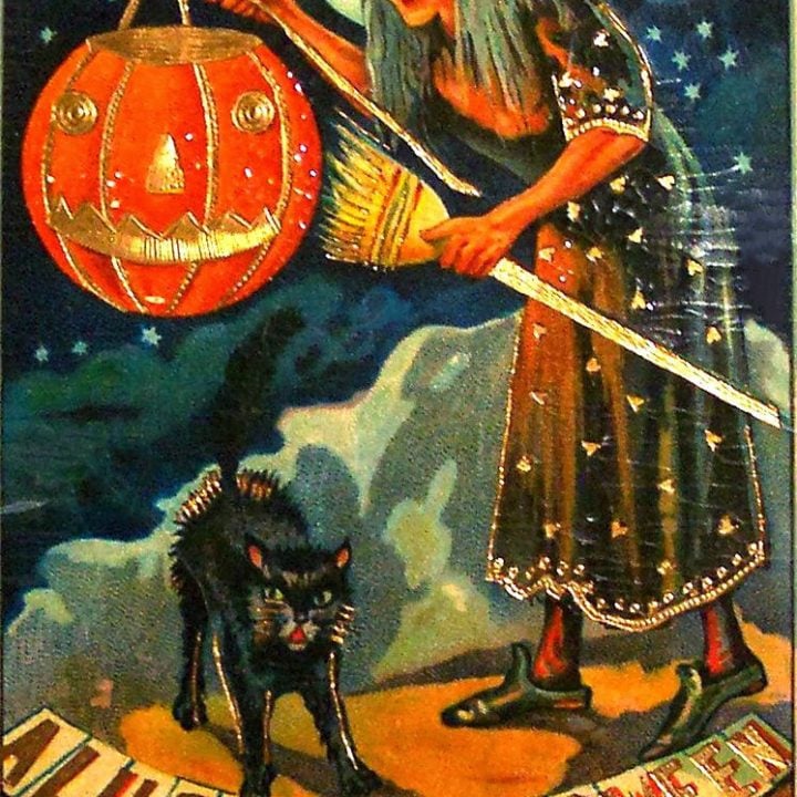 Vintage Halloween postcards c1905