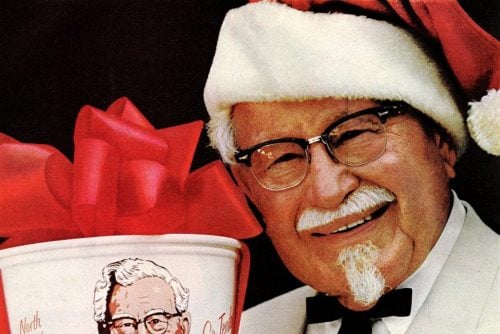Vintage KFC for Christmas dinner - 1960s