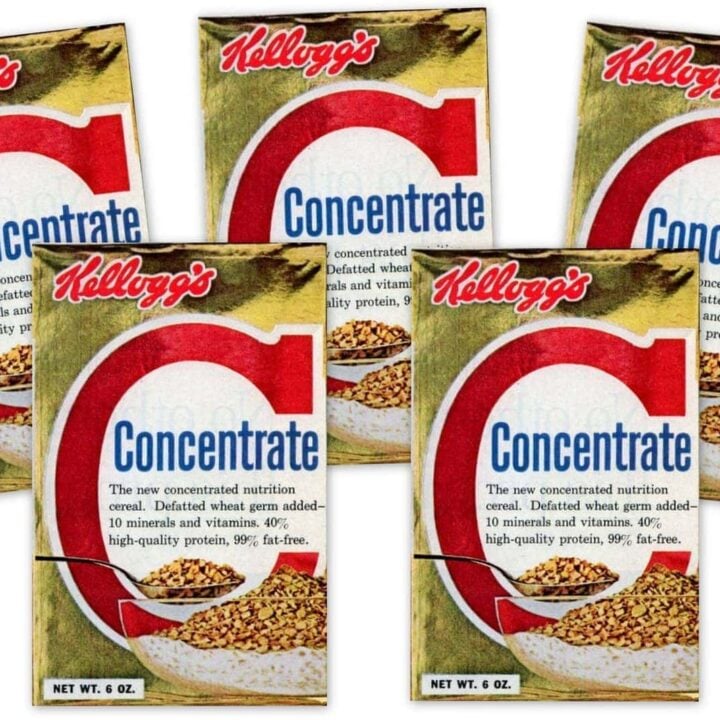 Vintage Kellogg's Concentrate cereal