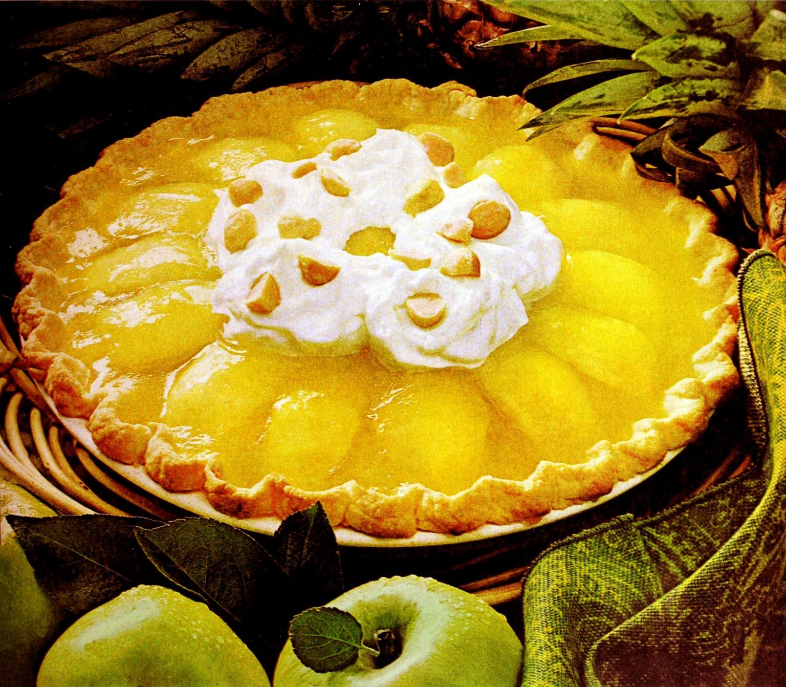 King Kamehameha pie recipe A retro combo of pineapple & apple (1970
