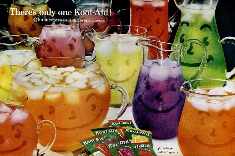 Oh yeah! Vintage KoolAid soft drink powdered mix, from the '30s to the