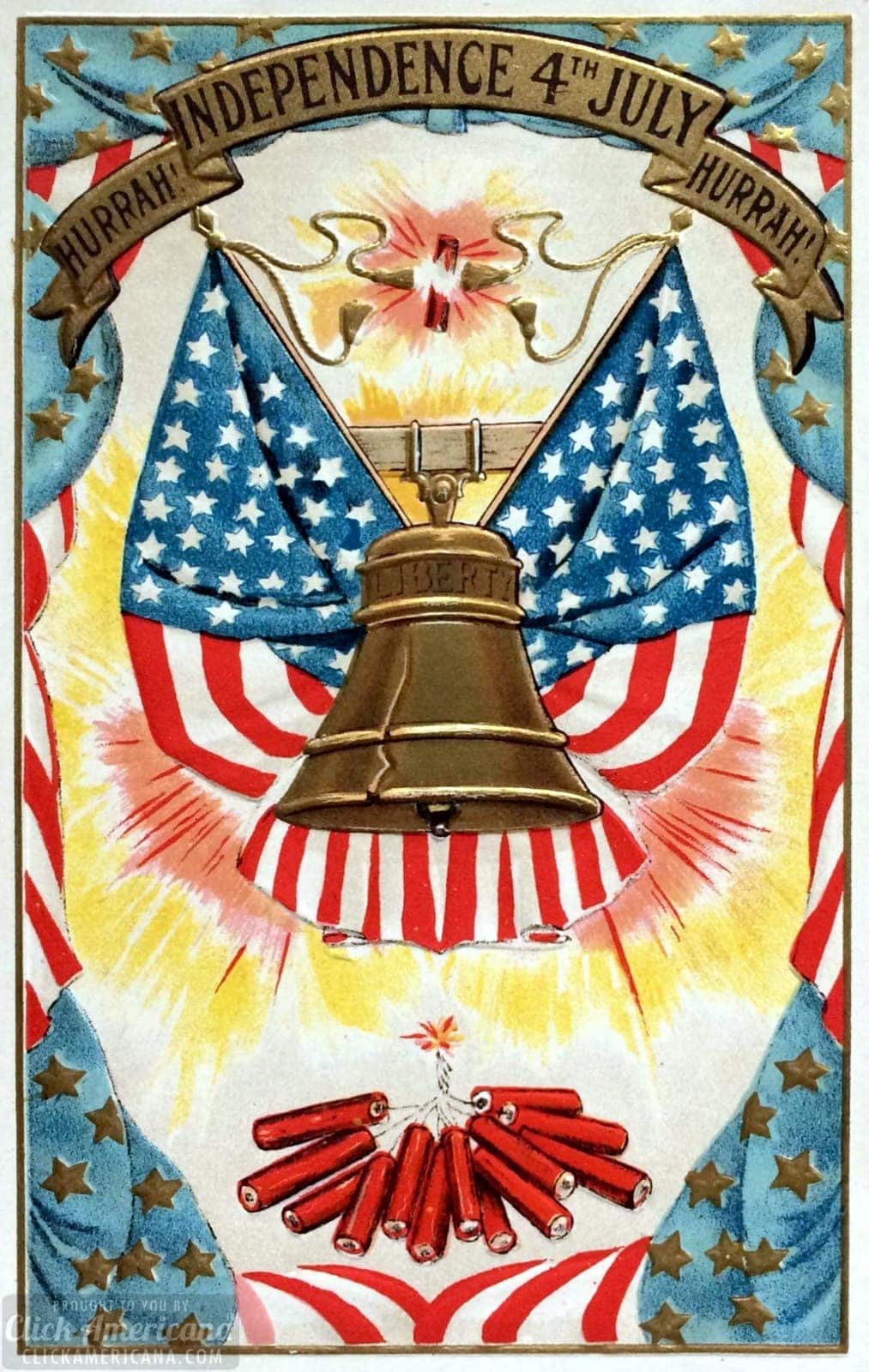 Vintage Liberty Bell postcard