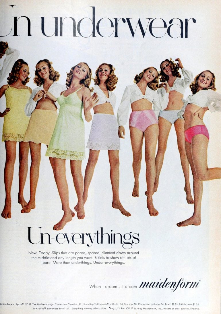 1970s lingerie See comfy vintage bras, panties, girdles, shapewear