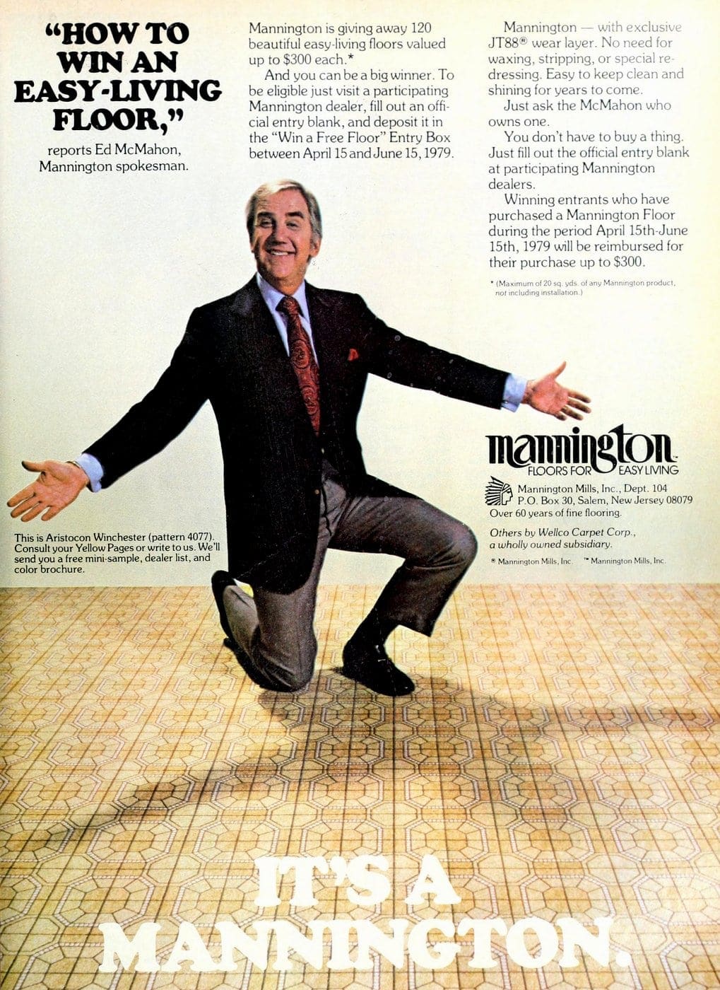 Vintage Mannington kitchen vinyl flooring from 70s and 80s - From ClickAmericana com (7)