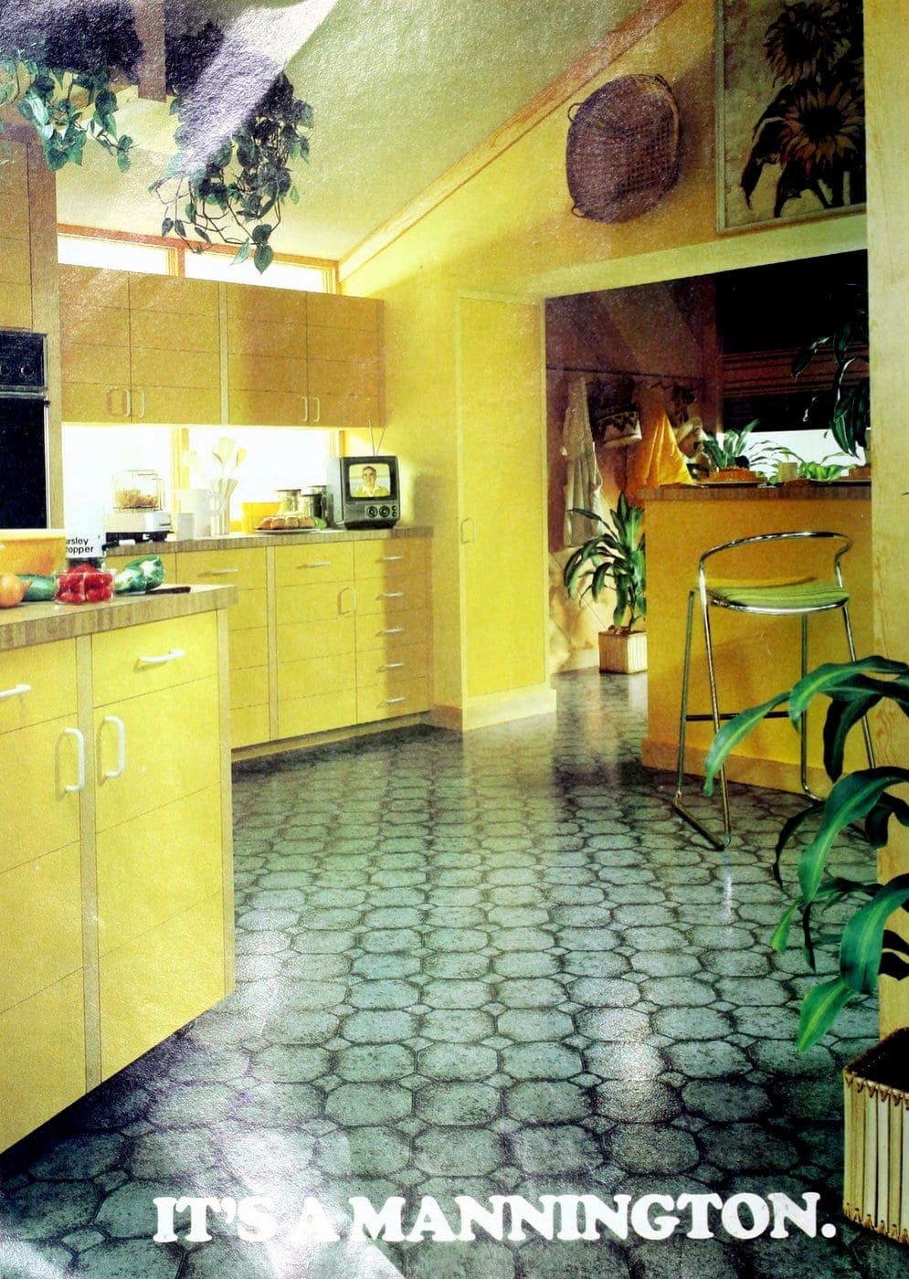 Vintage Mannington kitchen vinyl flooring from 70s and 80s - From ClickAmericana com (8)