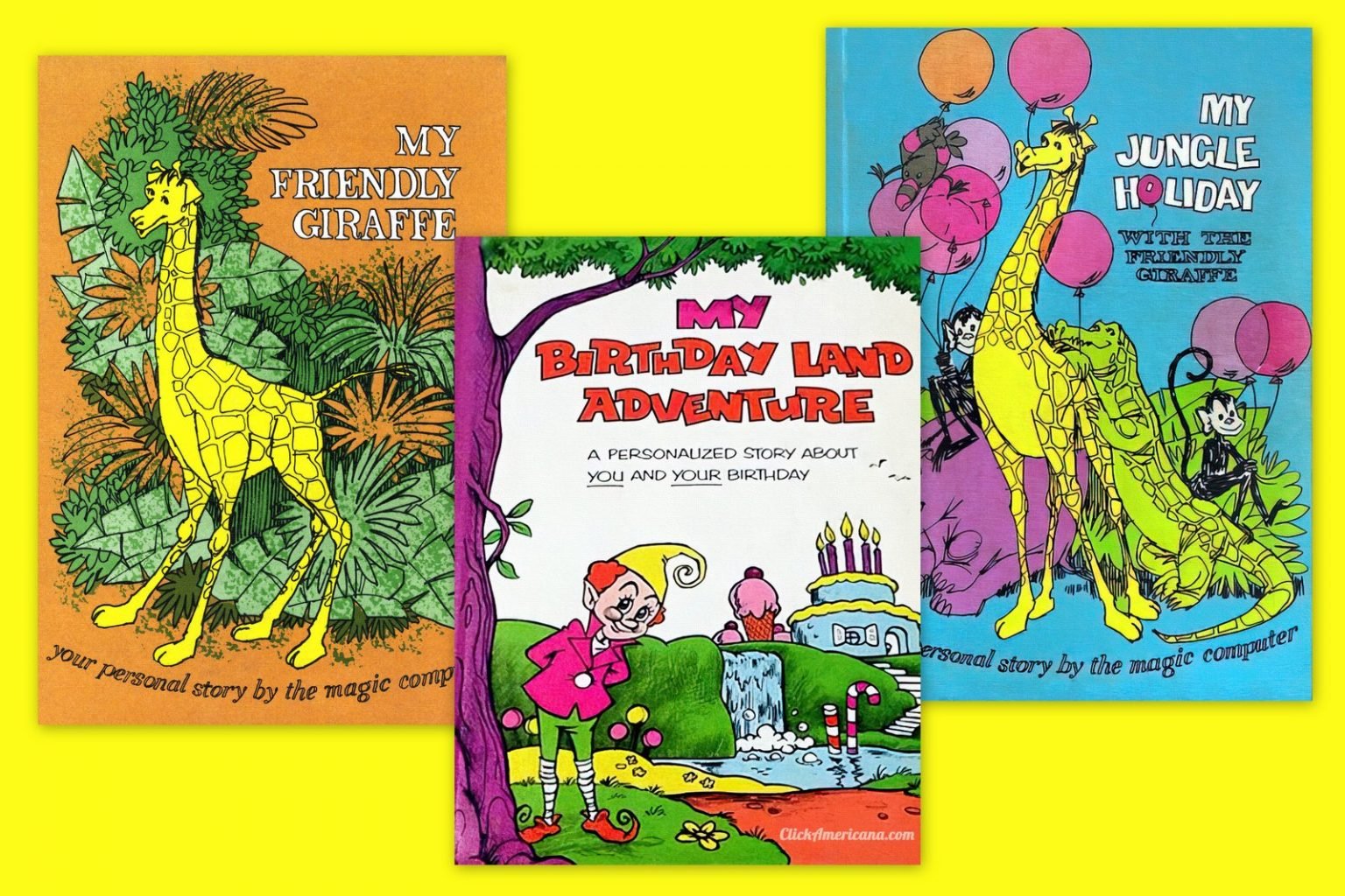 Vintage "Me Books" Look back at 1970s computerpersonalized storybooks