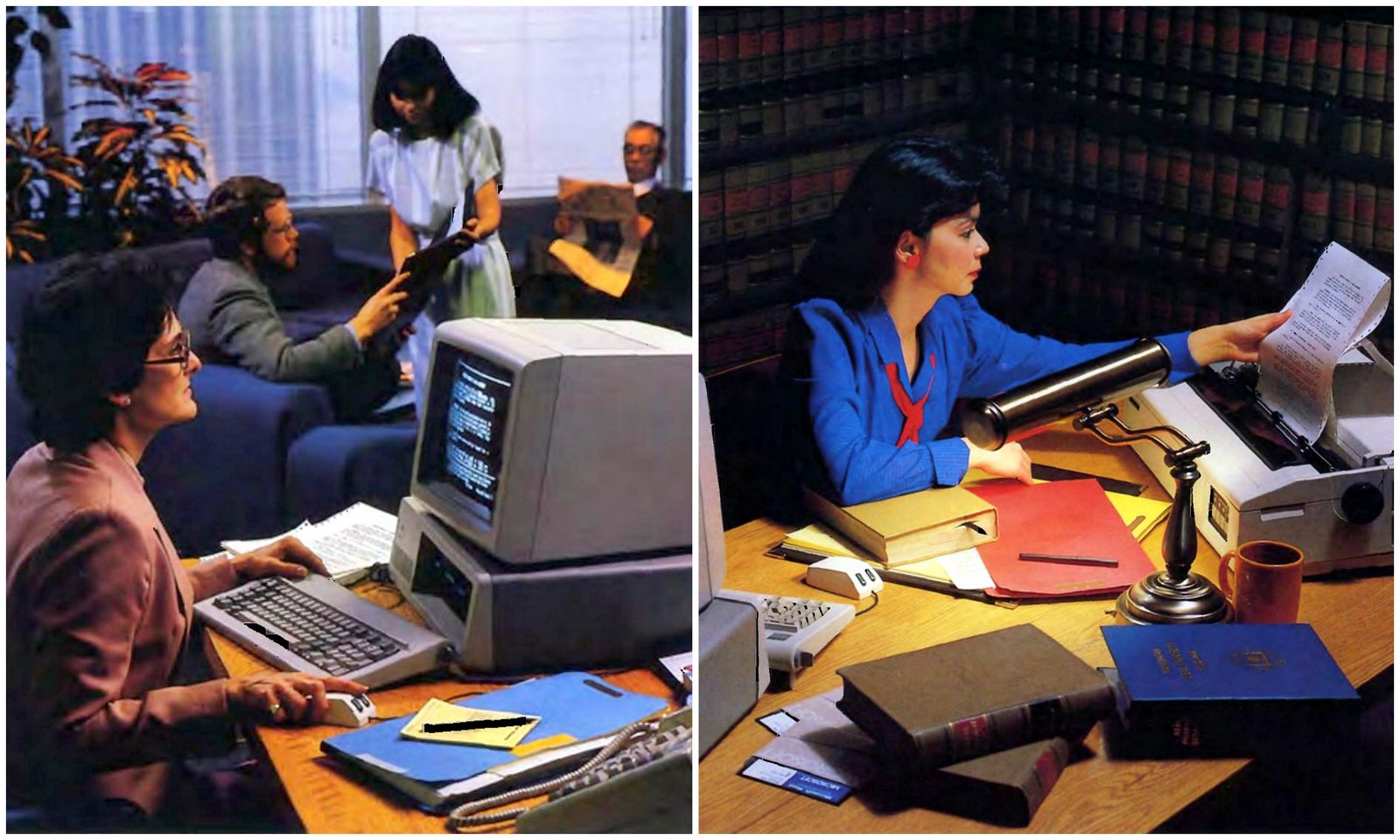 Vintage Microsoft products (1985) via ClickAmericana com