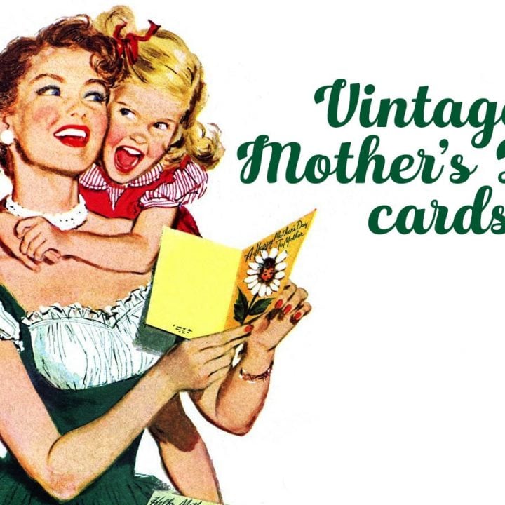 Vintage Mother's Day cards at ClickAmericana com