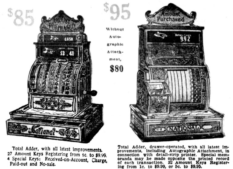 Old cash registers How they were invented, plus see 20 vintage