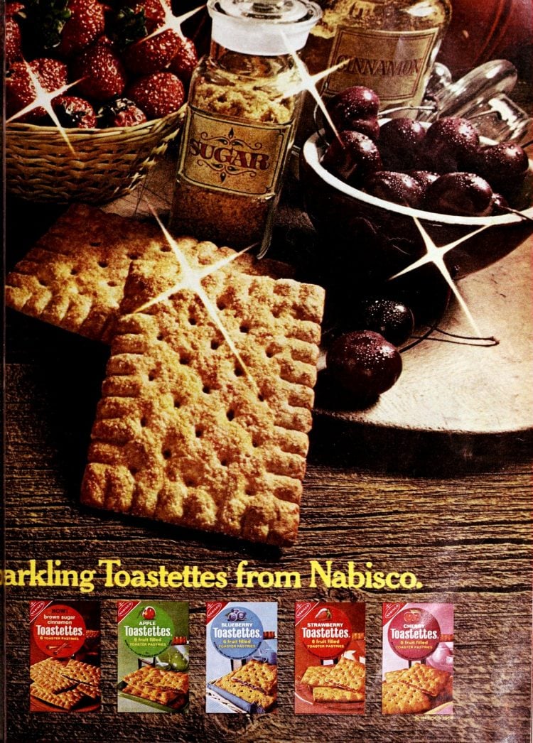 Remember Toastettes toaster pastries, Nabisco's version of PopTarts