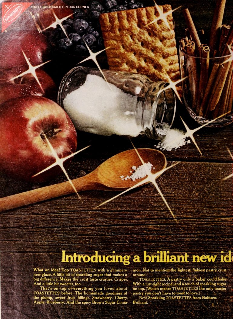 Remember Toastettes toaster pastries, Nabisco's version of PopTarts