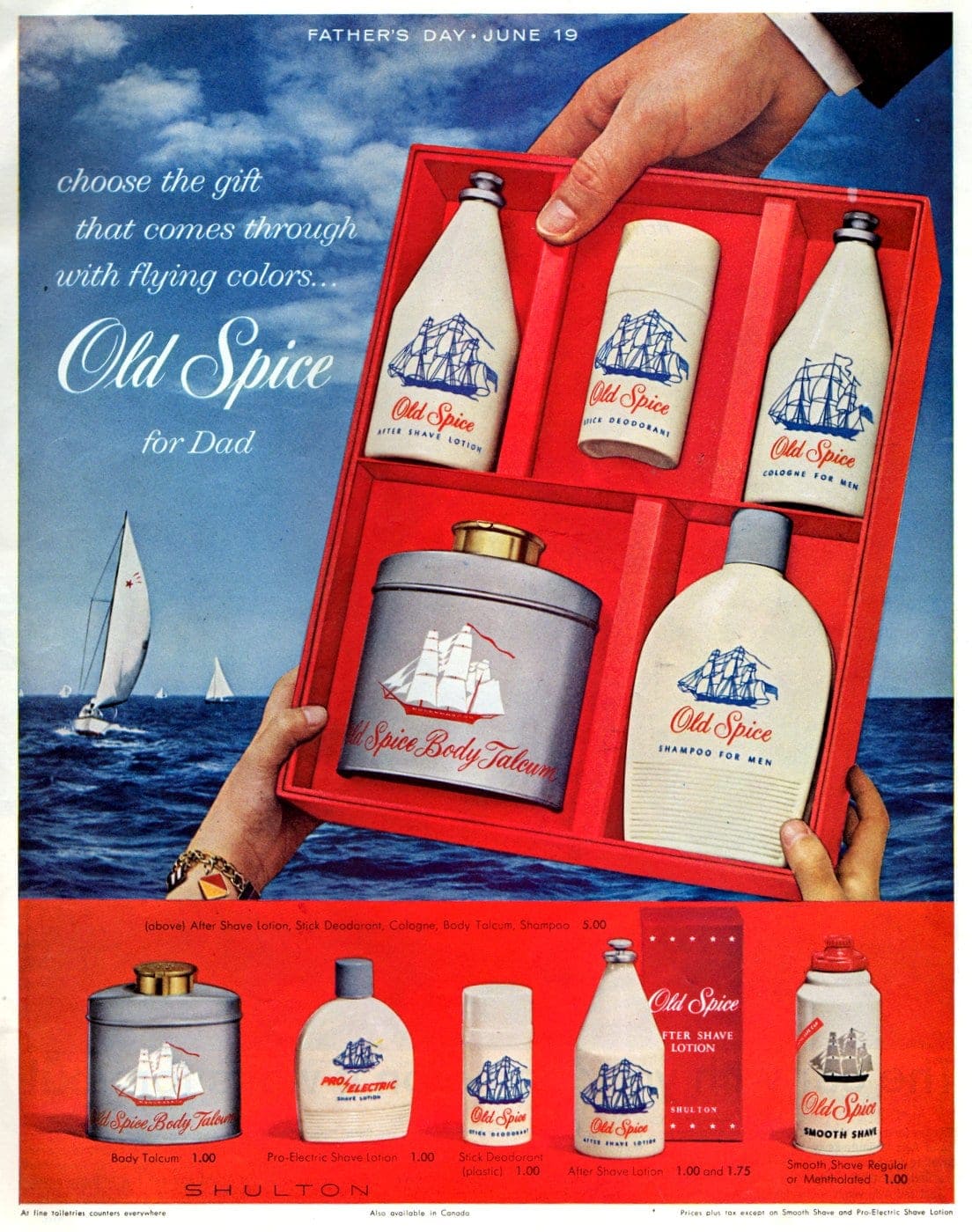 Vintage gift sets for men Aftershave, cologne & other grooming gifts for him Click Americana