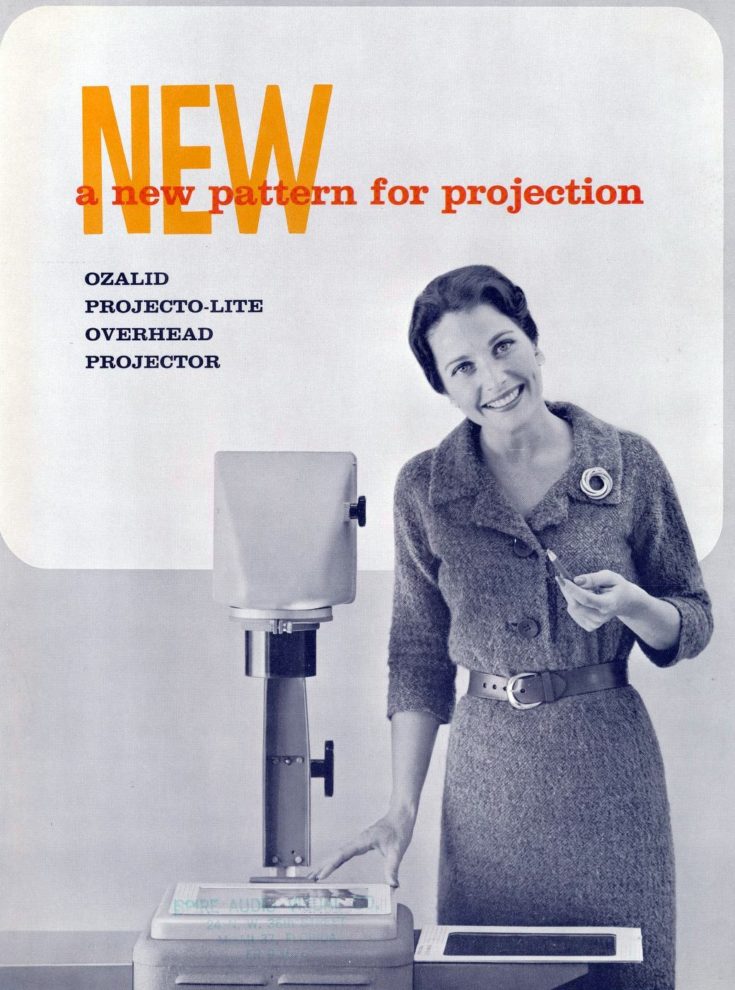 Turn off the lights and see these vintage overhead projectors from the