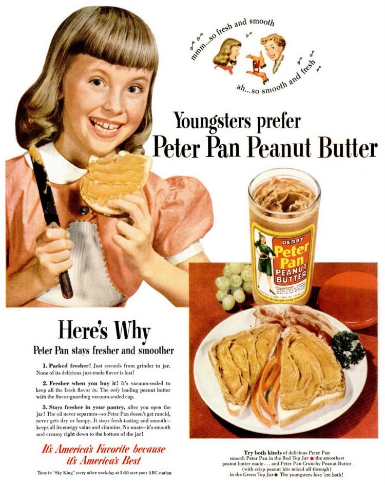Vintage peanut butter brands How many kinds of crunchy & smooth