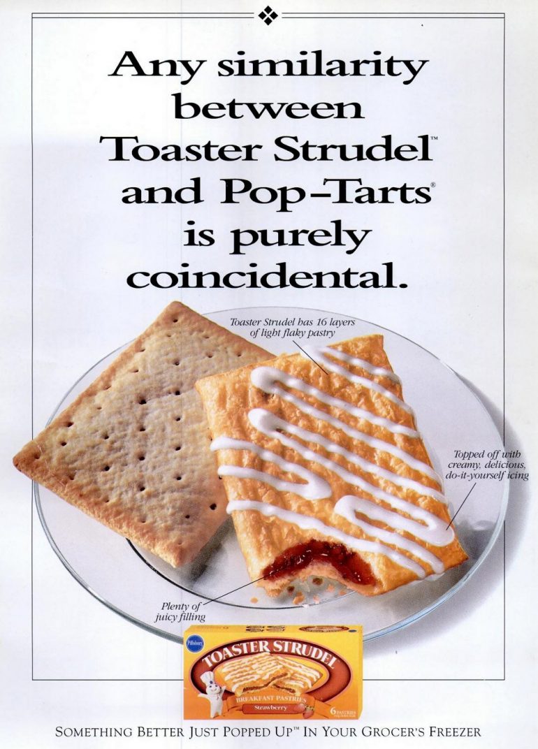 Invented in the 1960s, Kellogg's Pop Tarts toaster pastries are more