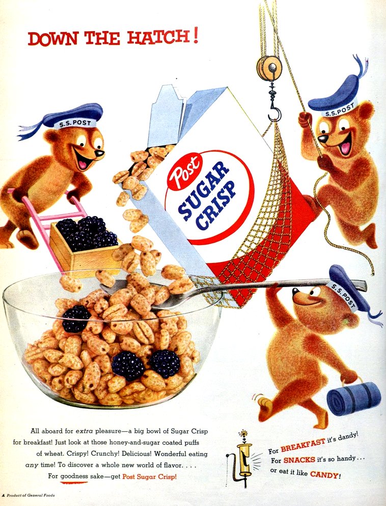 See 25 vintage 1950s breakfast cereals Click Americana