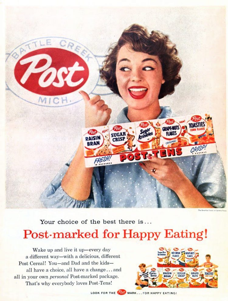 See 25 vintage 1950s breakfast cereals - Click Americana