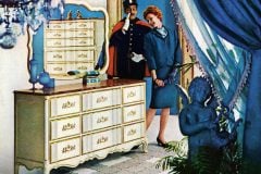 Vintage Provenceaux bedroom furniture from Bassett