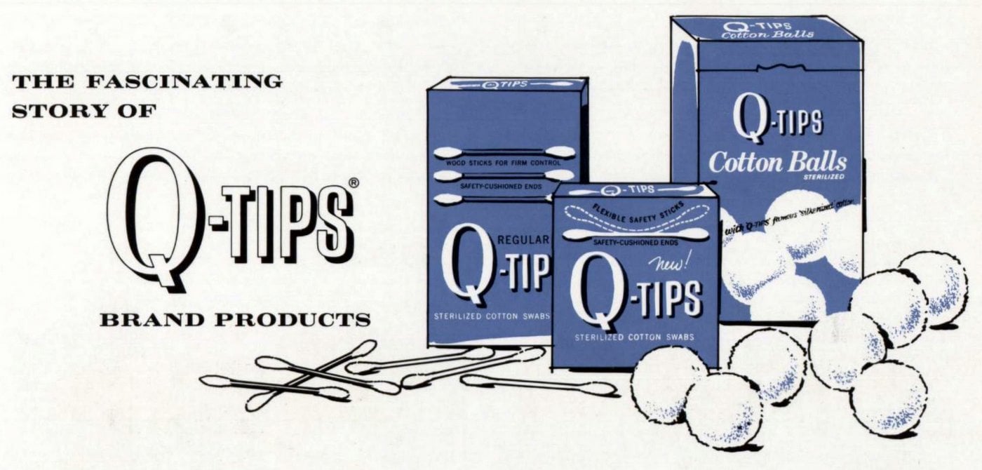 The history of QTips and their original name (which would never ever