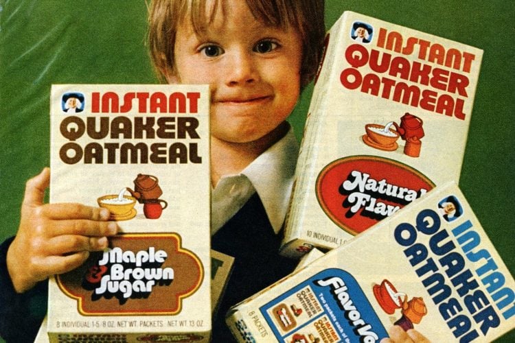 Vintage Quaker Instant Oatmeal