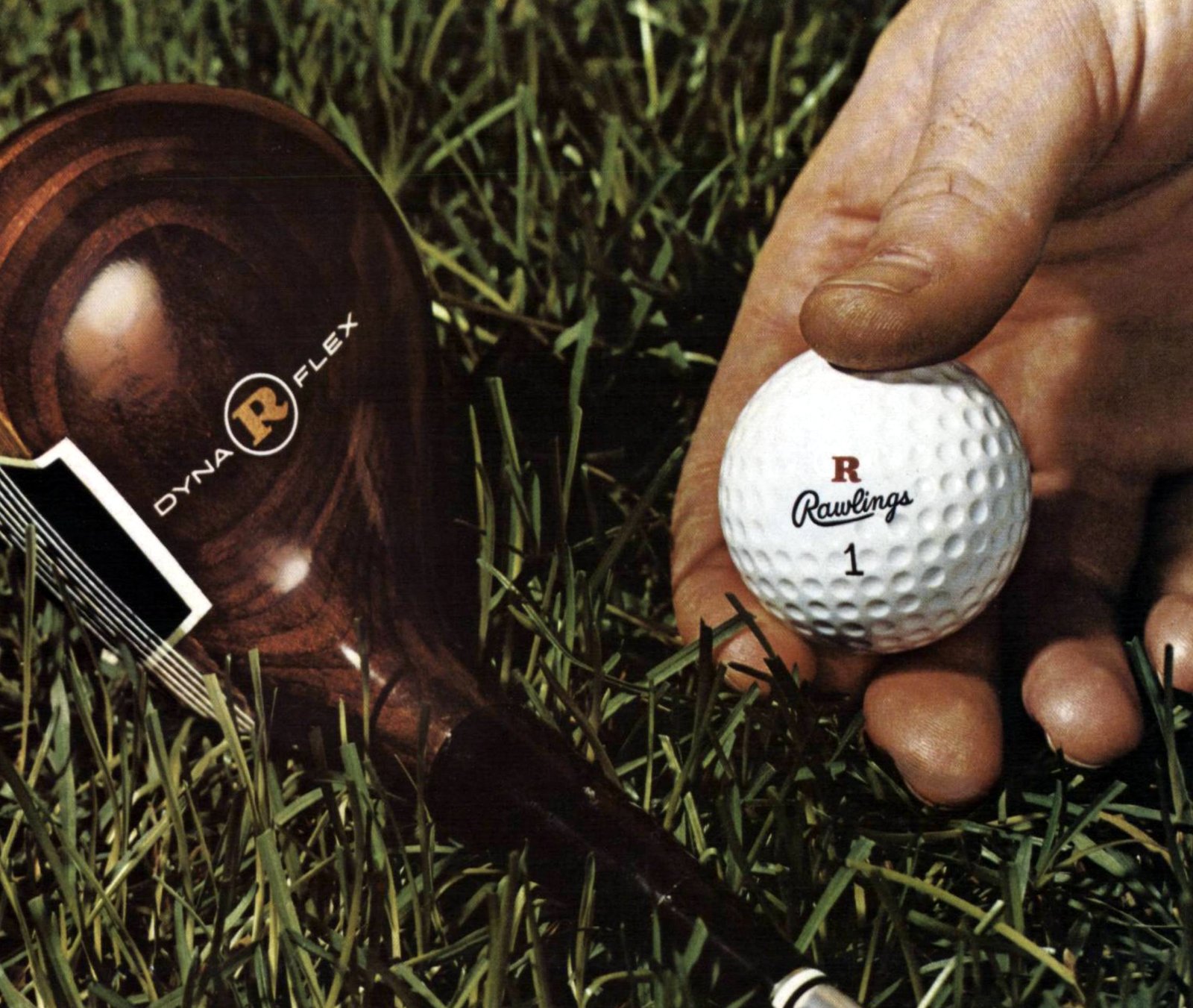 Golf ball history: The sport's evolution from stuffed leather to space-age science 15 Vintage Rawlings golf ball (1969) via ClickAmericana com