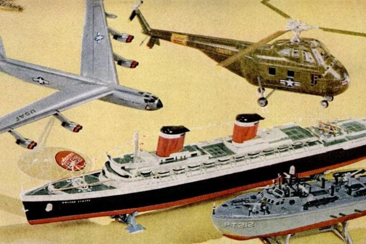 Vintage Revell models (1955)