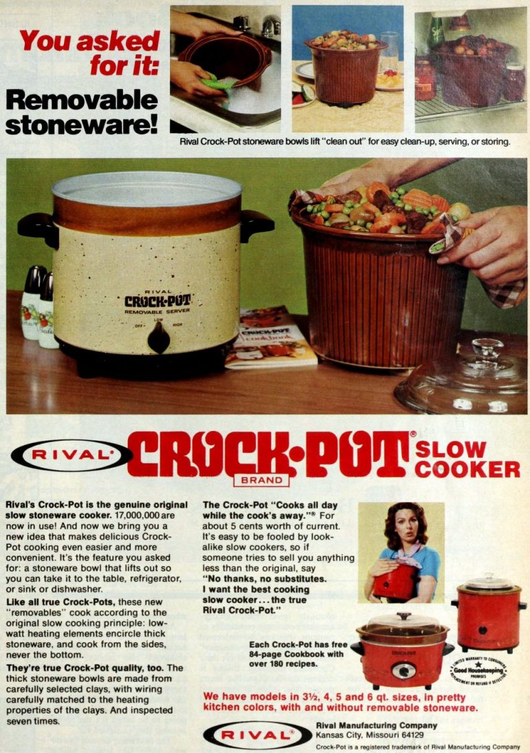 These magical vintage CrockPot Slow Cookers from the 70s & 80s changed the game for working
