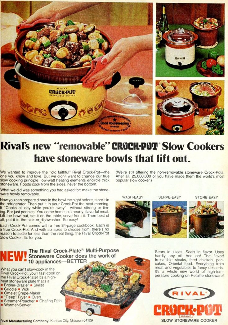 These magical vintage CrockPot Slow Cookers from the 70s & 80s changed