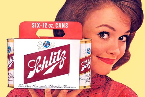 Vintage Schlitz beer and brewery history