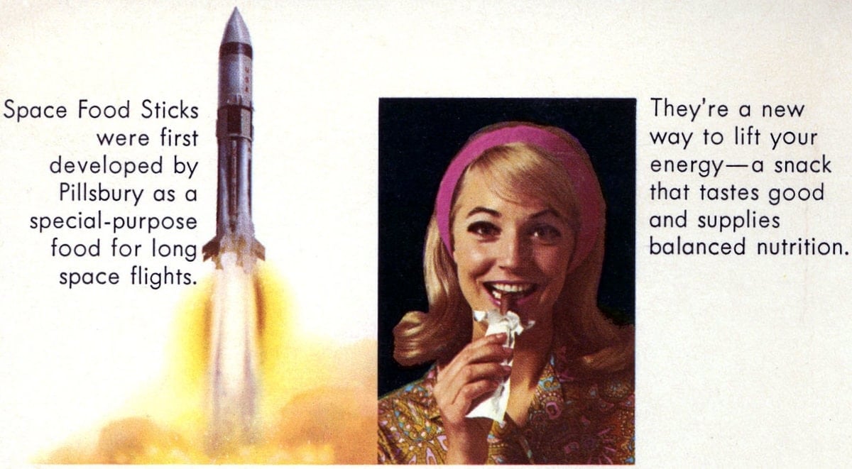 Pillsbury Space Food Sticks, the vintage snacks for astronauts that kids loved Click Americana