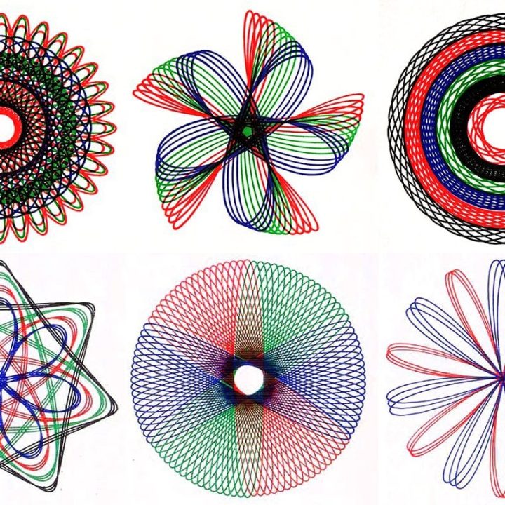Vintage Spirograph designs