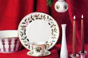 Vintage Spode and Lenox Christmas china sets Collectible holiday dinnerware patterns