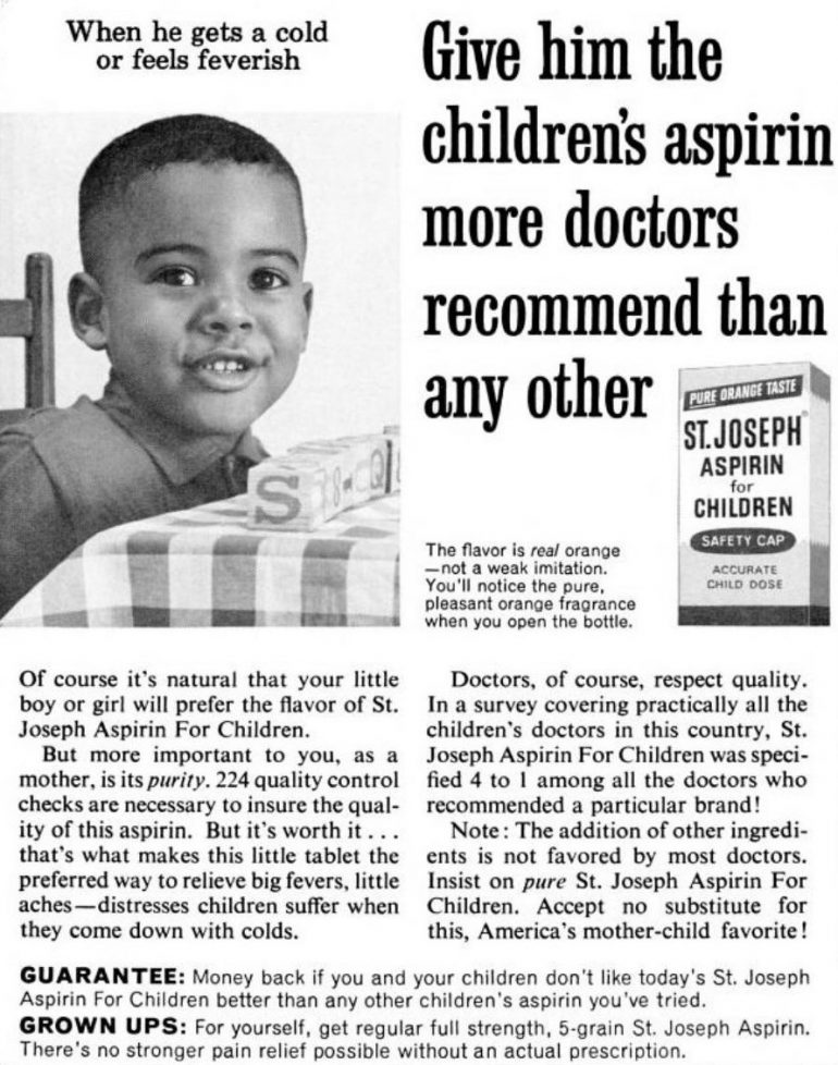 Remember baby aspirin, and how much kids loved those chewable orange