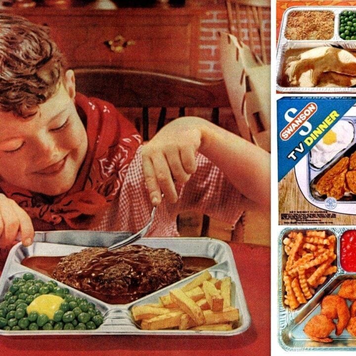 Vintage TV dinners from the 1960s