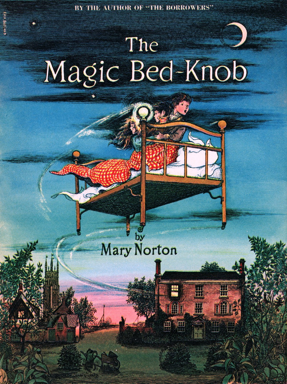 Vintage cover of The Magic Bed Knob book by Mary Norton (1955) via ClickAmericana com