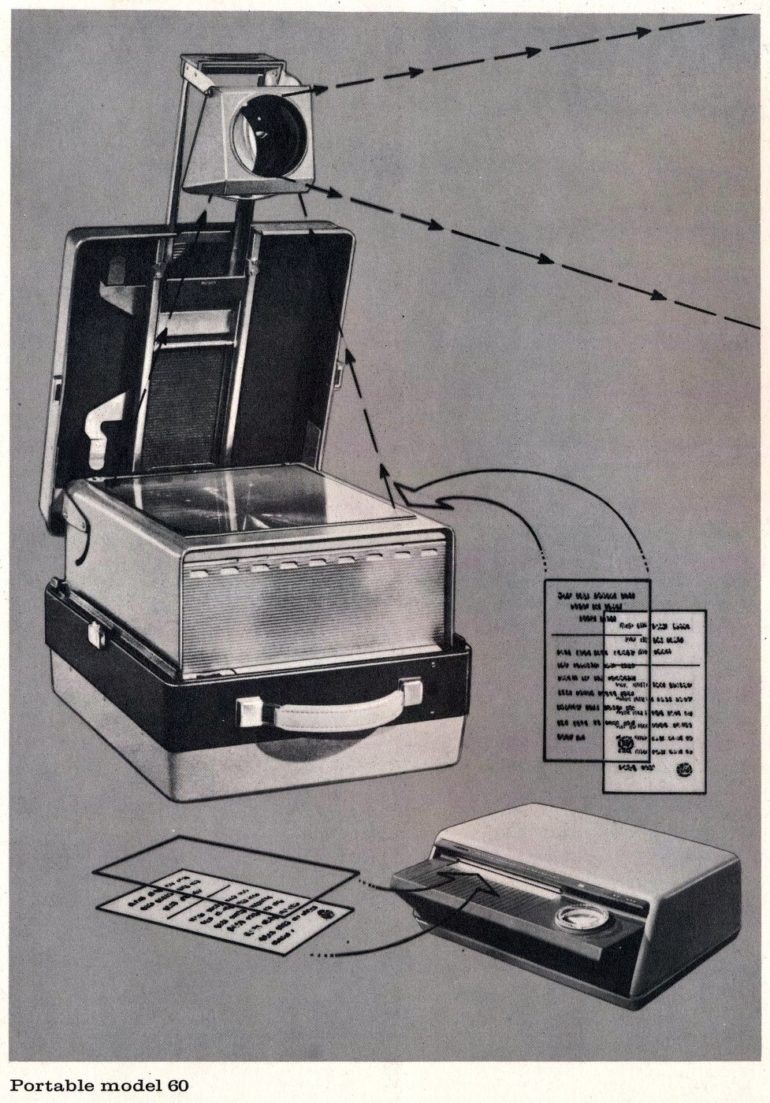 Turn off the lights and see these vintage overhead projectors from the