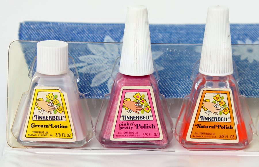 Vintage Tinkerbell manicure set for girls (1970s)