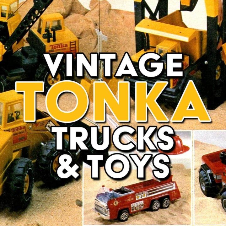 Vintage Tonka trucks and toys