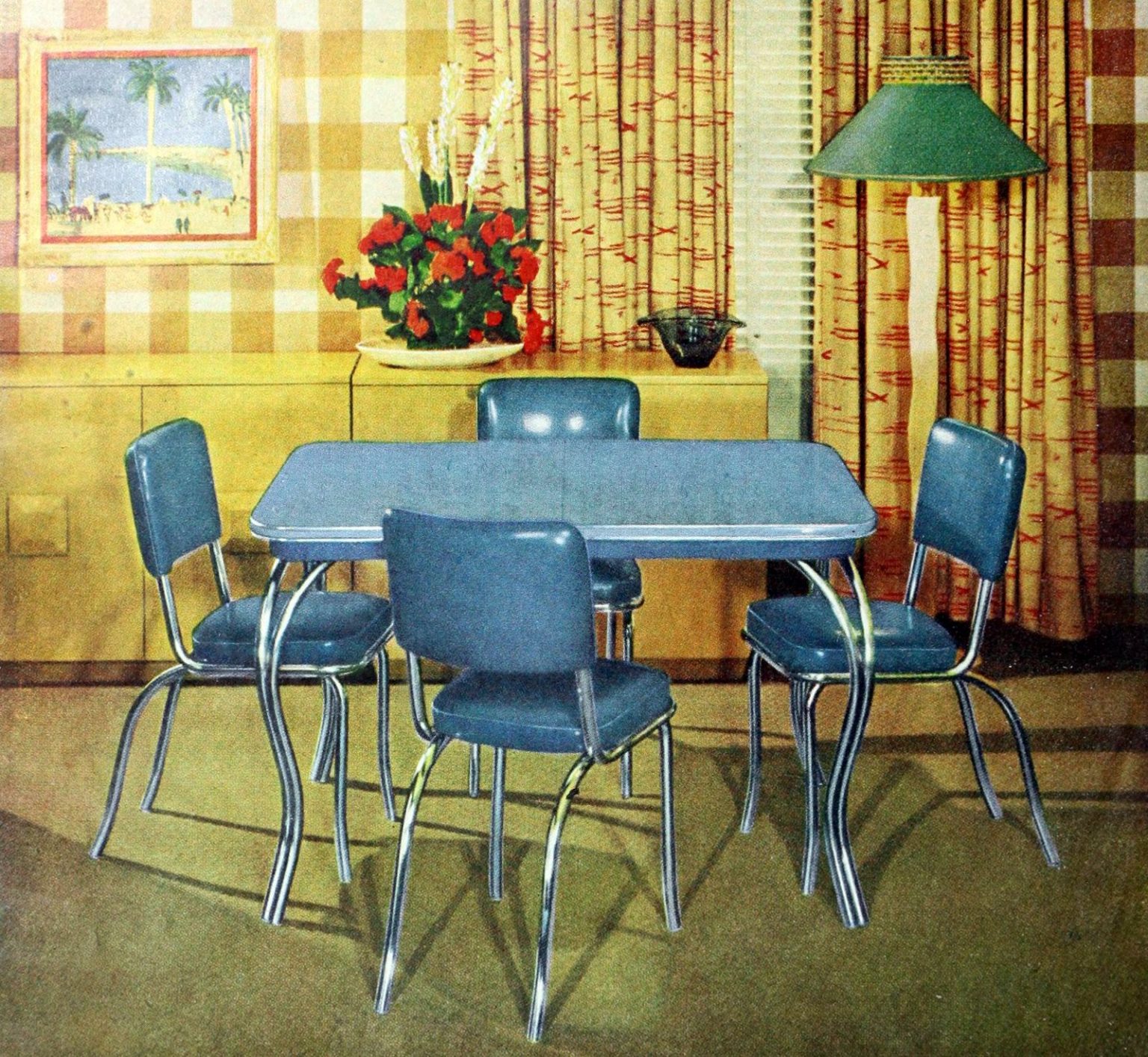50 compact vintage dining room sets from the 40s & 50s with that