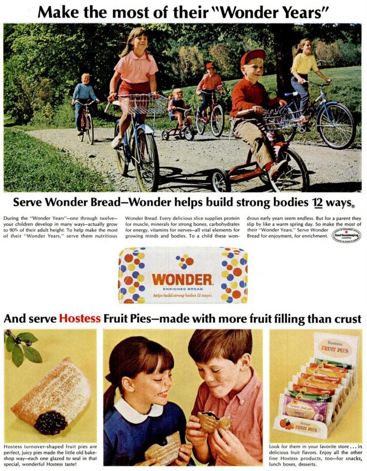 Vintage Hostess snacks Fruit Pies, Wonder Bread, Twinkies & more retro