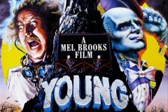 Vintage Young Frankenstein movie poster from the 1970s