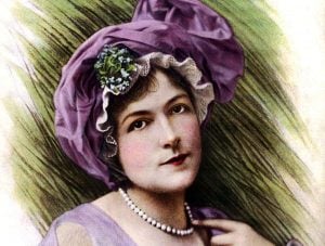 Vintage actress Blanche Bates 1911 - Magazine cover