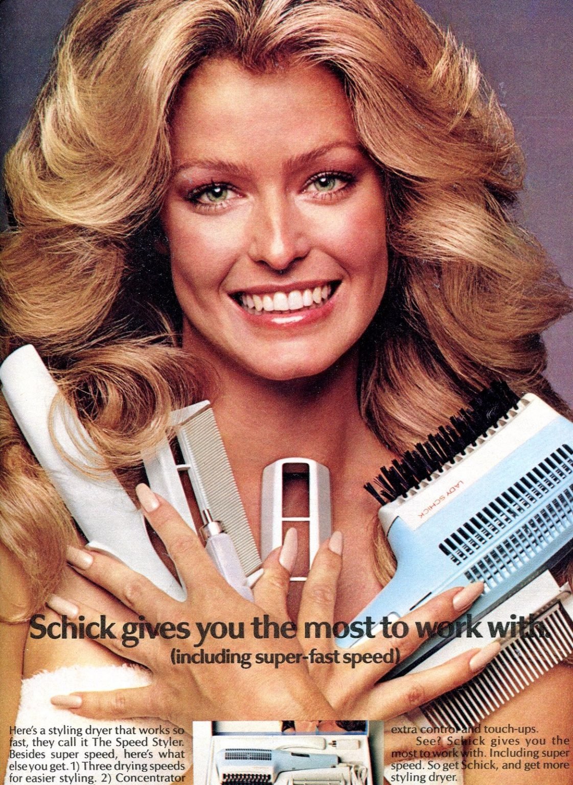 See 30 fab vintage blow dryers & handheld hair stylers from the 70s