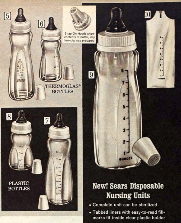 See the fascinating evolution of vintage baby bottles over 80+ years