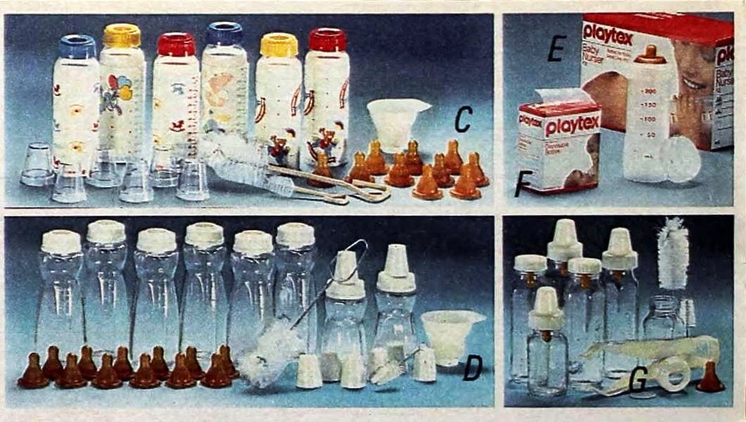 See how vintage baby bottles, infant nursers & feeding accessories have