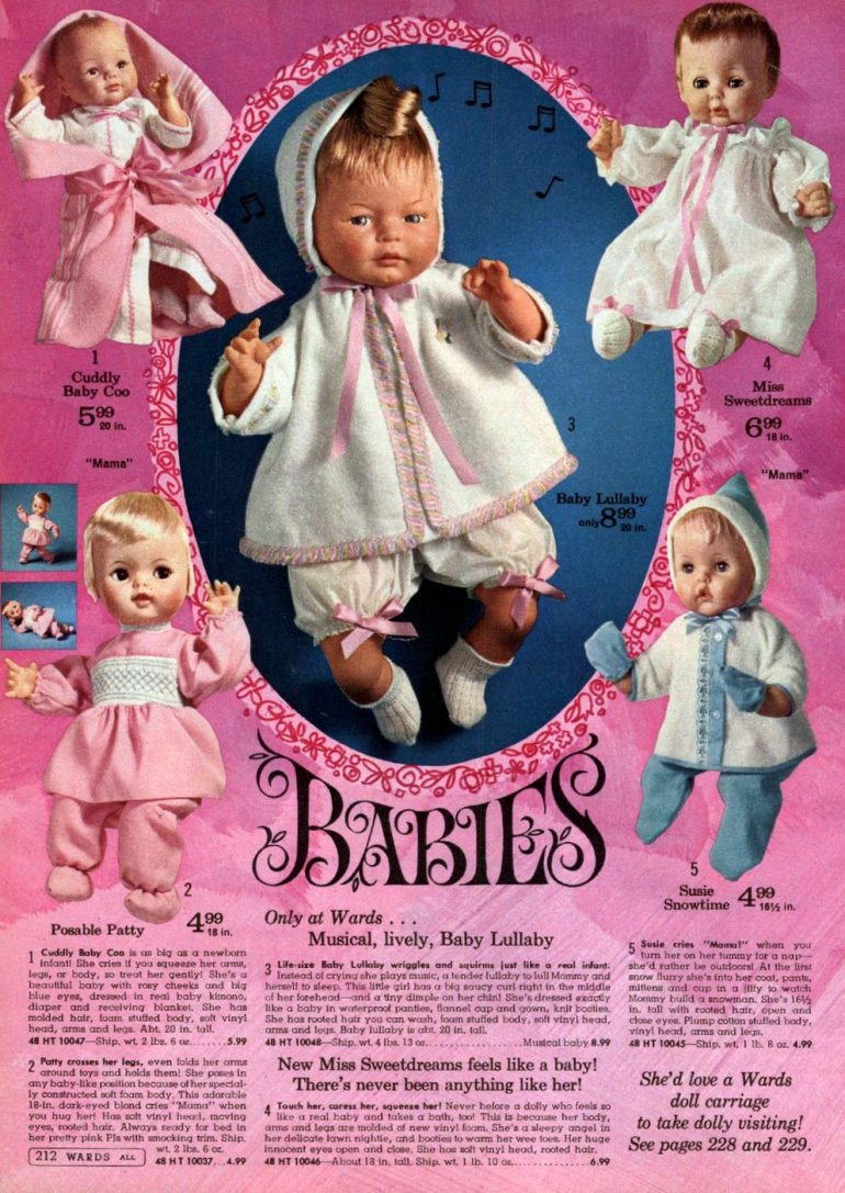 Vintage 60s dolls Baby First Step, Betsy Wetsy, Swingy, Dancerina