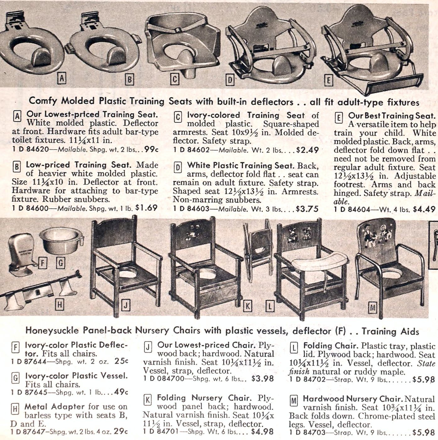 Vintage baby gear from the 1950s promised safety, savings & style 8 Vintage baby potty training seats from 1954