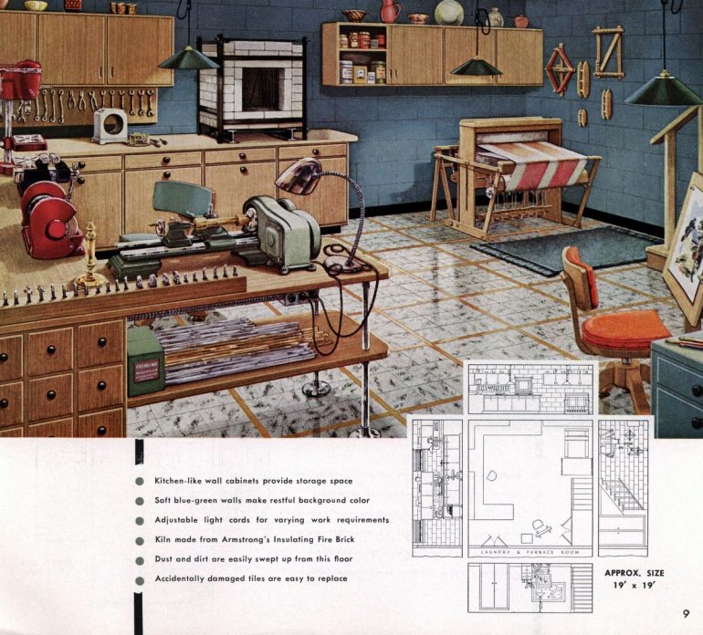 Vintage basement decor from the '40s & '50s See 25 creative remodels
