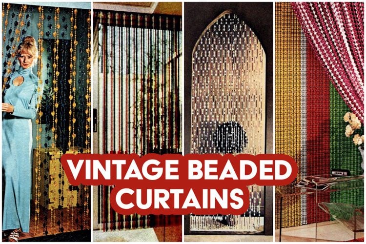 Vintage beaded curtains